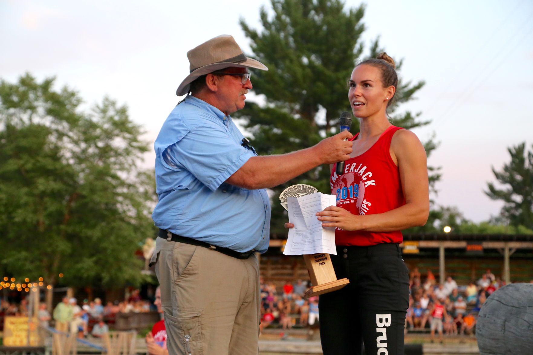 New all-around champion lumberjill